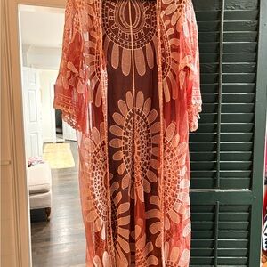 Rebellion Mauve Lace Cover-Up